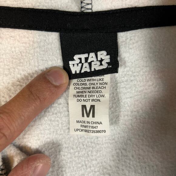 Star Wars All Over Print Full Zip Hoodie‎ Size M - Picture 2 of 6